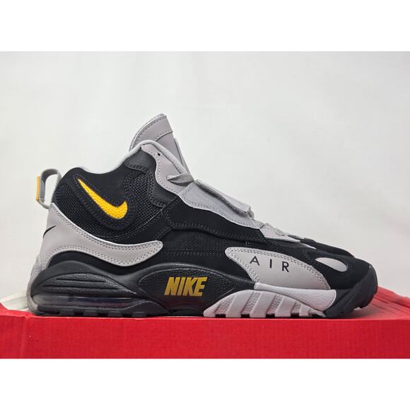 Nike Air Max Speed Turf GREY BLACK GOLD AV7895-001 Size 12 WORN main image 3